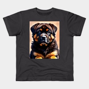 Tibetan Mastiff Puppy 03 Kids T-Shirt